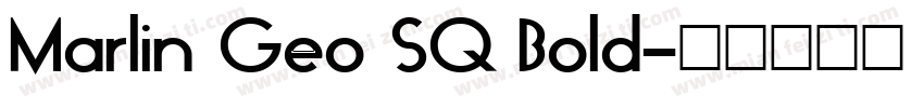 Marlin Geo SQ Bold字体转换